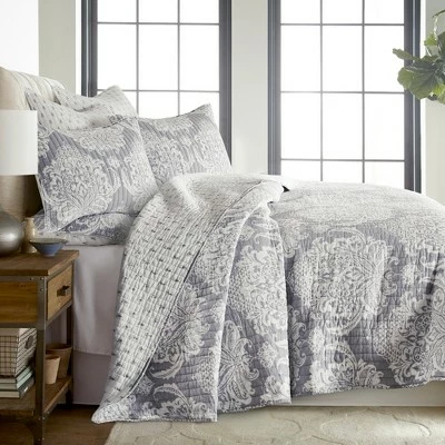 Budget π Belhaven Damask Quilt Set - Levtex Home π 4 Budget π Belhaven Damask Quilt Set - Levtex Home π - Image 2