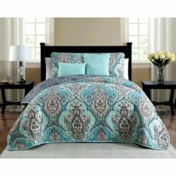 Best Pirce 🛒 Geneva Home Fashion Avondale Manor Odette Medallion Quilt & Sham Set 💯 -Quilts Online Shop unnamed file 2252