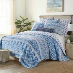Buy ⭐ Aquatine Quilt and Pillow Sham Set - Levtex Home ✨ -Quilts Online Shop unnamed file 2305
