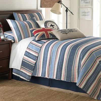 New ❤️ Oliver Quilt Set - Levtex Home 😍 3 New ❤️ Oliver Quilt Set - Levtex Home 😍