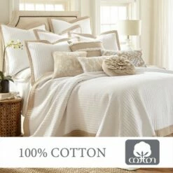Outlet 🎉 Adobe Border Quilt Set - Tan & Cream - Levtex Home 🎉 -Quilts Online Shop unnamed file 2398