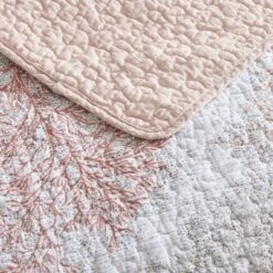Deals ๐ Laura Ashley - Saltwater Quilt & Sham Set Coral Pink โ 5 Deals ๐ Laura Ashley - Saltwater Quilt & Sham Set Coral Pink โ -Quilts Online Shop unnamed file 2424
