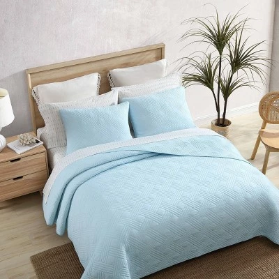 Top 10 ❤️ Ocean Club Cotton Quilt & Sham Set Blue - Tommy Bahama 🔥 5 Top 10 ❤️ Ocean Club Cotton Quilt & Sham Set Blue - Tommy Bahama 🔥 - Image 3