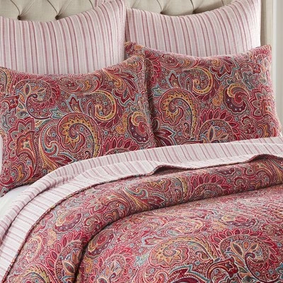 New π Kimpton Red Quilt Set - Levtex Home π 4 New π Kimpton Red Quilt Set - Levtex Home π - Image 2