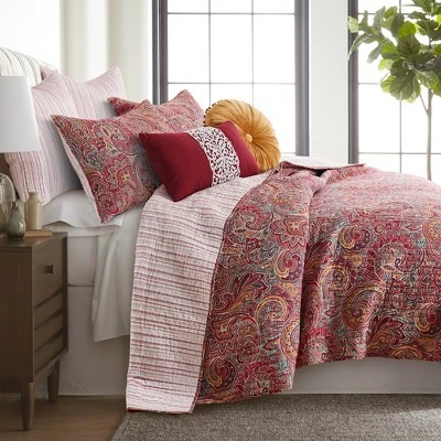 New π Kimpton Red Quilt Set - Levtex Home π 9 New π Kimpton Red Quilt Set - Levtex Home π - Image 7