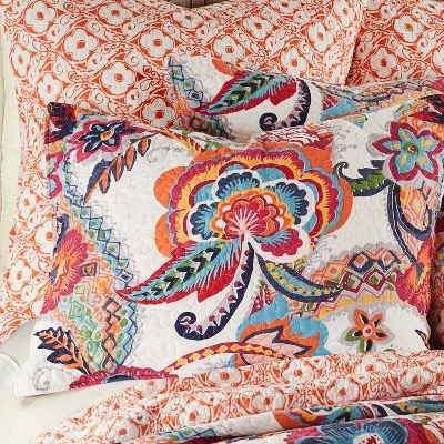 Best Sale π Cleo Quilt and Pillow Sham Set - Levtex Home 𧨠4 Best Sale π Cleo Quilt and Pillow Sham Set - Levtex Home 𧨠- Image 2