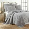 Deals 🧨 Perla Grey Quilt and Pillow Sham Set - Levtex Home 😍 -Quilts Online Shop unnamed file 2609