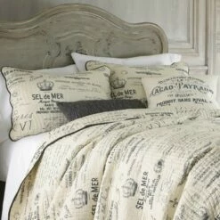 Buy ⭐ Histoire Toile Quilt Set - Twin Quilt and One Standard Sham Grey - Levtex Home 💯 8 Buy ⭐ Histoire Toile Quilt Set - Twin Quilt and One Standard Sham Grey - Levtex Home 💯 -Quilts Online Shop unnamed file 2668