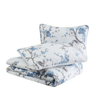 Cheapest 🧨 Kasumi Floral Quilt Set Blue/White - Cannon 👏 4 Cheapest 🧨 Kasumi Floral Quilt Set Blue/White - Cannon 👏 - Image 2
