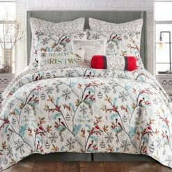 Best reviews of ⭐ Holly Holiday Quilt Set - Levtex Home 🎉 -Quilts Online Shop unnamed file 2705