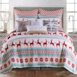 Coupon 🤩 Silent Night Teal Holiday Quilt Set - Levtex Home ⭐ 15 Coupon 🤩 Silent Night Teal Holiday Quilt Set - Levtex Home ⭐ -Quilts Online Shop unnamed file 2718