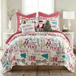 Hot Sale 💯 Santa Claus Lane Holiday Quilt Set - Levtex Home ⭐ -Quilts Online Shop unnamed file 2745