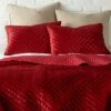 Best Sale 😀 Red Velvet Holiday Quilt Set - Levtex Home ❤️ -Quilts Online Shop unnamed file 2760