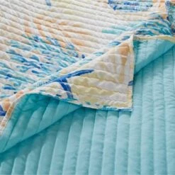 Best deal 💯 Montego Quilt & Sham Set Aqua Blue - Greenland Home Fashions 👍 -Quilts Online Shop unnamed file 2819