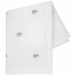 Top 10 ⭐ Lambs & Ivy Signature Elephant Creamy White Linen Embroidered Baby Crib Quilt ✨