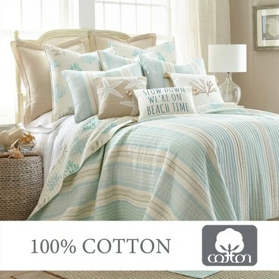 Top 10 🔥 Stone Harbor Quilt Set - One Twin Quilt and One Standard Sham - Levtex Home 🧨 5 Top 10 🔥 Stone Harbor Quilt Set - One Twin Quilt and One Standard Sham - Levtex Home 🧨 - Image 3