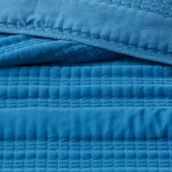 Outlet ❤️ Lofty Velvet Quilt - Threshold™ Navy 🔥 -Quilts Online Shop unnamed file 298