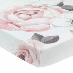 Best Pirce ✔️ Lambs & Ivy Floral Garden Watercolor/Pink Linen 5-Piece Baby Crib Bedding Set 🛒 -Quilts Online Shop unnamed file 30