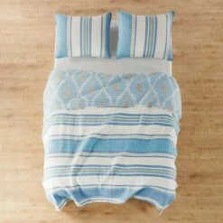 Budget 👏 Blue Maui Quilt Set - Levtex Home 🎁