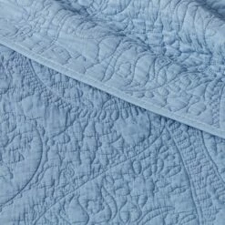 Best Pirce 🎉 Garment Washed Paisley Stitch Quilt - Threshold™ White 🔥 -Quilts Online Shop unnamed file 301