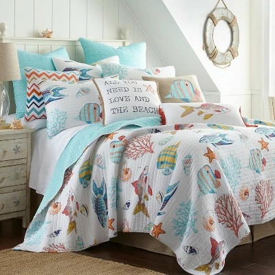 Best Pirce ❤️ Barrier Reef Quilt Set - Levtex Home 🛒 8 Best Pirce ❤️ Barrier Reef Quilt Set - Levtex Home 🛒 - Image 6