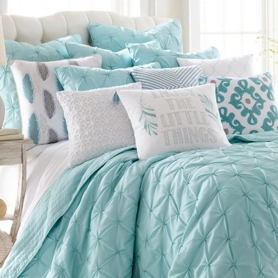 Coupon ⌛ Spa Pintuck Quilt Set - One Twin Quilt and One Standard Sham - Levtex Home 🧨 4 Coupon ⌛ Spa Pintuck Quilt Set - One Twin Quilt and One Standard Sham - Levtex Home 🧨 - Image 2