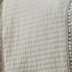 Deals 🎉 Pom Pom Taupe Twin Quilt - Levtex Home 🌟 9 Deals 🎉 Pom Pom Taupe Twin Quilt - Levtex Home 🌟 -Quilts Online Shop unnamed file 3184