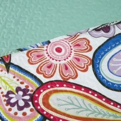 Coupon 🛒 Hastings Home Lizzie Paisley Moroccan Boho Lightweight Twin-Size Quilt Set - 2 Pieces 🤩 -Quilts Online Shop unnamed file 3201