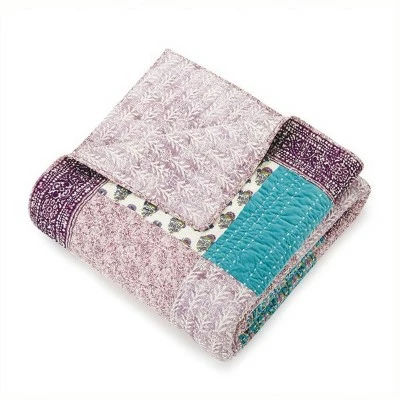 Budget 💯 Numbra Quilt - Jessica Simpson Purple/turquoise/white 🧨 6 Budget 💯 Numbra Quilt - Jessica Simpson Purple/turquoise/white 🧨 - Image 4