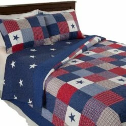 Best reviews of 🔔 Hastings Home 2-Piece Americana Quilt Set (Twin) 🎁