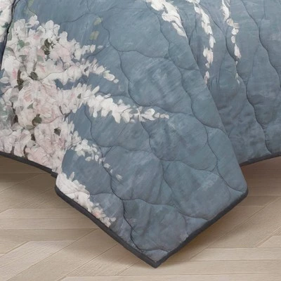 Brand new 💯 Wisteria Quilt - New York Botanical Garden Blue ❤️ 5 Brand new 💯 Wisteria Quilt - New York Botanical Garden Blue ❤️ - Image 3