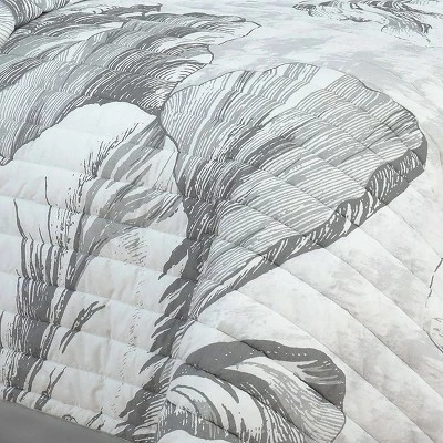 Brand new 🎉 Merian Tulip Quilt - New York Botanical Garden Gray ✔️ 6 Brand new 🎉 Merian Tulip Quilt - New York Botanical Garden Gray ✔️ - Image 4