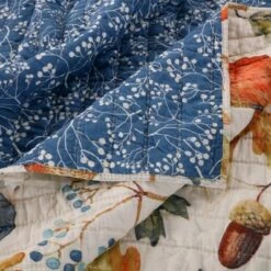 Promo 🛒 Barefoot Bungalow Willow Reversible 2-Piece Quilt & Pillow Sham Set, Multicolor 🤩 -Quilts Online Shop unnamed file 3245