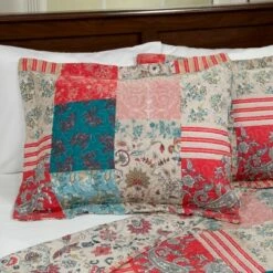 Best deal 🌟 Hastings Home Twin Mallory Quilt Set - Red/Blue, 2 Pieces 😀
