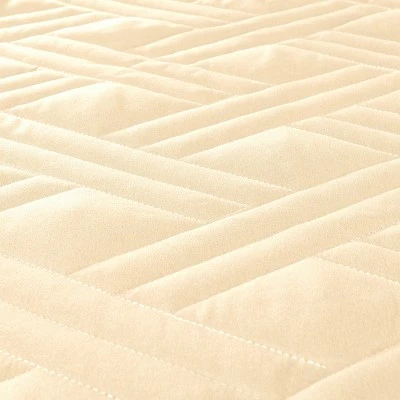 New βοΈ Ivory Quilt Coverlet- For Twin Size Beds-Basket Weave Quilted Pattern-Soft & Lightweight Bedding for All Seasons by Hastings Home π 5 New βοΈ Ivory Quilt Coverlet- For Twin Size Beds-Basket Weave Quilted Pattern-Soft & Lightweight Bedding for All Seasons by Hastings Home π - Image 3