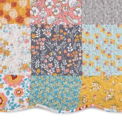 Top 10 ๐ The Lakeside Collection Lakeside Chelsea Reversible Quilt - Vintage Patchwork Boho Bedspread โ๏ธ 4 Top 10 ๐ The Lakeside Collection Lakeside Chelsea Reversible Quilt - Vintage Patchwork Boho Bedspread โ๏ธ - Image 2