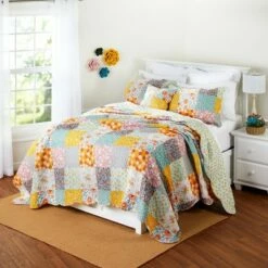Top 10 ๐ The Lakeside Collection Lakeside Chelsea Reversible Quilt - Vintage Patchwork Boho Bedspread โ๏ธ 13 Top 10 ๐ The Lakeside Collection Lakeside Chelsea Reversible Quilt - Vintage Patchwork Boho Bedspread โ๏ธ -Quilts Online Shop unnamed file 3295