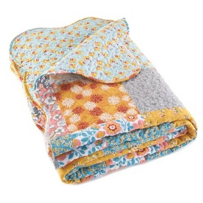 Top 10 ๐ The Lakeside Collection Lakeside Chelsea Reversible Quilt - Vintage Patchwork Boho Bedspread โ๏ธ 8 Top 10 ๐ The Lakeside Collection Lakeside Chelsea Reversible Quilt - Vintage Patchwork Boho Bedspread โ๏ธ - Image 6