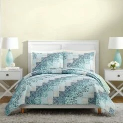 Best Sale π Cloud Vines Reversible Quilt Blue - Vera Bradley π 14 Best Sale π Cloud Vines Reversible Quilt Blue - Vera Bradley π -Quilts Online Shop unnamed file 3305