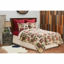 Promo 😀 C&F Home Bryson Retreat Reversible Rustic Twin Quilt Set 🎁 -Quilts Online Shop unnamed file 3363