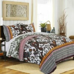 Brand new 😍 Greenland Home Fashions Greenland Home Fashion Orleans Quilt Set 2-Piece, Multicolor - Twin ✔️