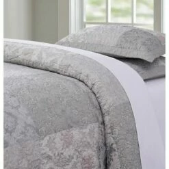 Best Sale 🤩 Cottage Classics Brigette Comforter Sets Quilt Set Gray 😀