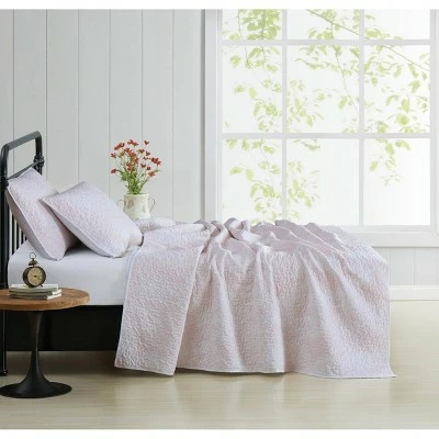 Outlet ๐ Cottage Classics Spring Bloom Quilt Set Light Pink ๐ 6 Outlet ๐ Cottage Classics Spring Bloom Quilt Set Light Pink ๐ - Image 4