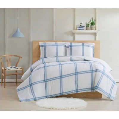 Best Sale ๐ฏ Cottage Classics Farmhouse Plaid Quilt Set Blue ๐ 5 Best Sale ๐ฏ Cottage Classics Farmhouse Plaid Quilt Set Blue ๐ - Image 3