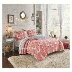 Hot Sale โญ Llama Drama Quilt Set Coral - Vue ๐ 11 Hot Sale โญ Llama Drama Quilt Set Coral - Vue ๐ -Quilts Online Shop unnamed file 3518