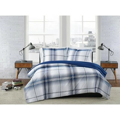 Best deal ⭐ London Fog Nolan Houndstooth Stripe Quilt Set White/blue 🔥 5 Best deal ⭐ London Fog Nolan Houndstooth Stripe Quilt Set White/blue 🔥 - Image 3