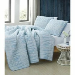 New 😍 Brooklyn Loom Trevor Quilt Set Blue/white ⭐ -Quilts Online Shop unnamed file 3559