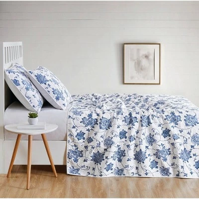 Best Sale π Cottage Classics Estate Bloom Quilt Set Blue β€οΈ 5 Best Sale π Cottage Classics Estate Bloom Quilt Set Blue β€οΈ - Image 4