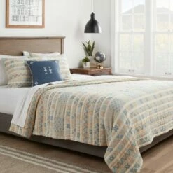 Flash Sale ⭐ Jacquard Gauze Quilt Yellow/Blue - Threshold™ 😍