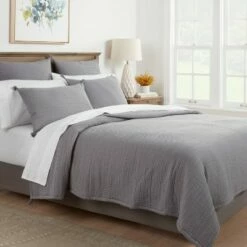 Best deal ⭐ Double Cloth Quilt - Threshold™ Cognac ⌛